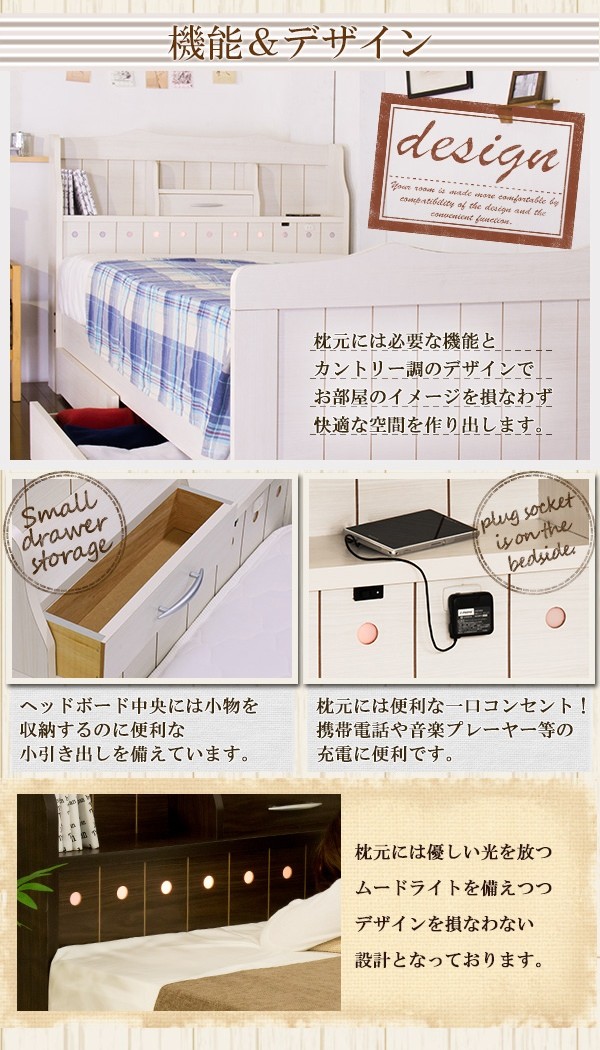 パレットハウス セミダブル セミダブル Tomo 11 318 Sd 株式会社中井家具 低反発ウレタン入ポケットコイルスプリングマットレス付 ベッド 棚 コンセント 照明付き カントリー調お姫様ベッド パレットハウス セミダブル セミダブル Tomo 11 318 Sd 株式会社中井家具 低反発ウレタン入ポケットコイルスプリングマットレス付 ベッド 棚 コンセント 照明付き カントリー調お姫様ベッド