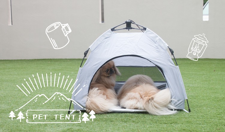 ワンタッチペットテント アウトドア ペット 犬用テント キャンプ 