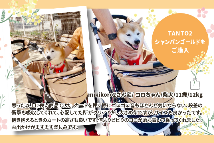 ひ*ん様 ピッコロカーネTANTOⅡ（タント ツー）ペットカート 難あり TANTO2 タント2 ピッコロカーネ 対面式ペットカート piccolocane