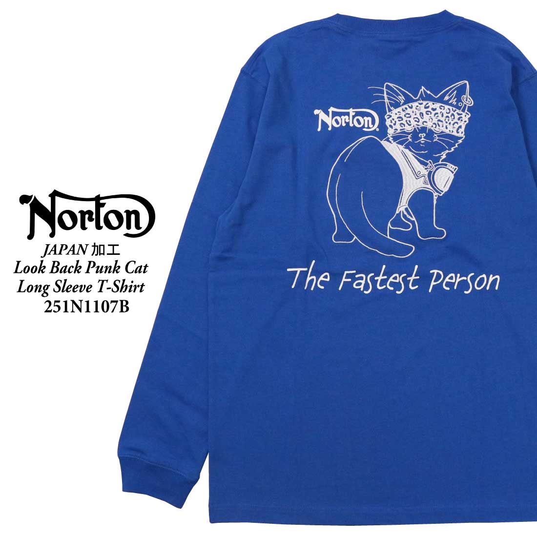 ノートン（NORTON） 服 長袖 Tシャツ カットソー 251n1107b JAPAN加工