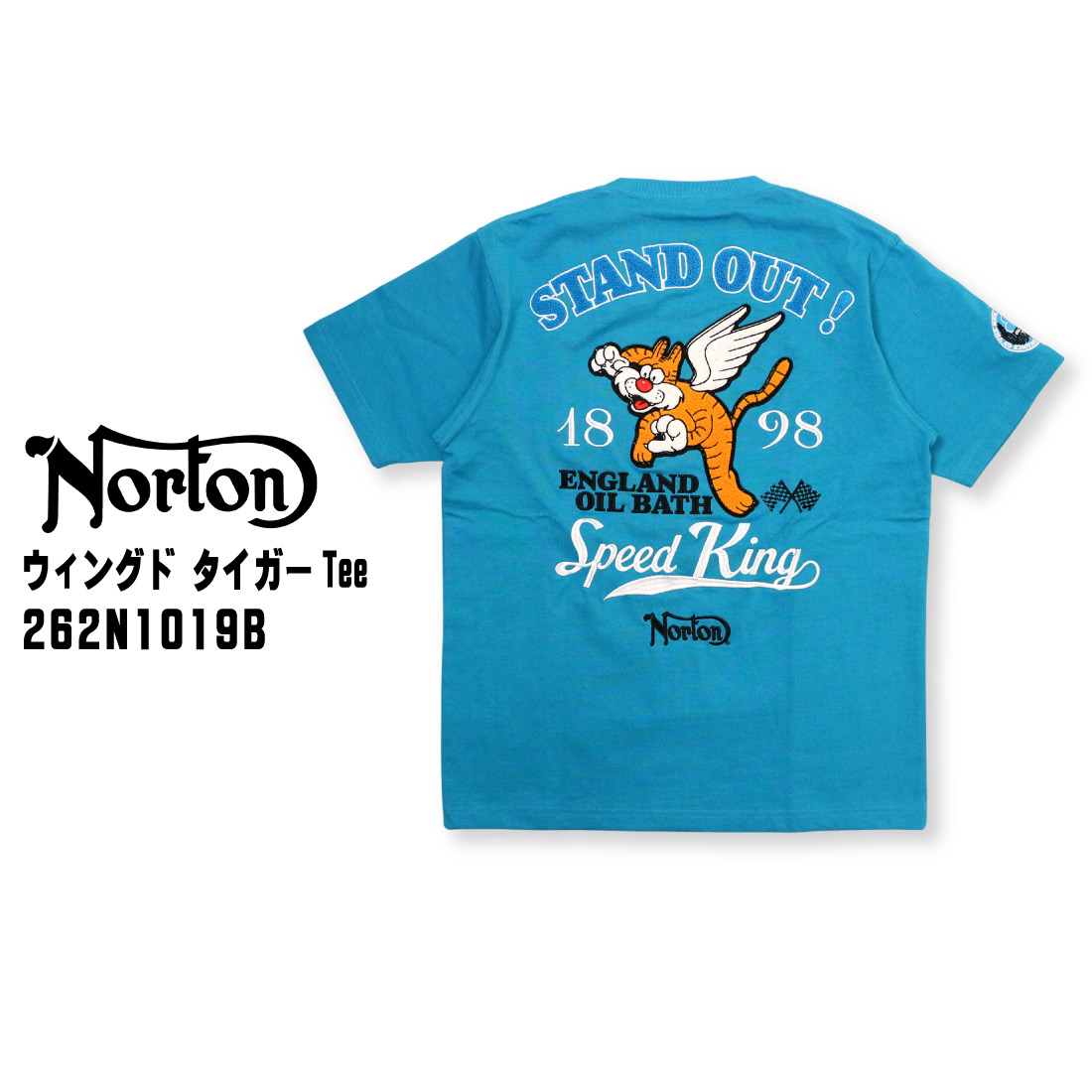 ノートン（NORTON） 服 半袖 Tシャツ 262N1019B ウィングド タイガー