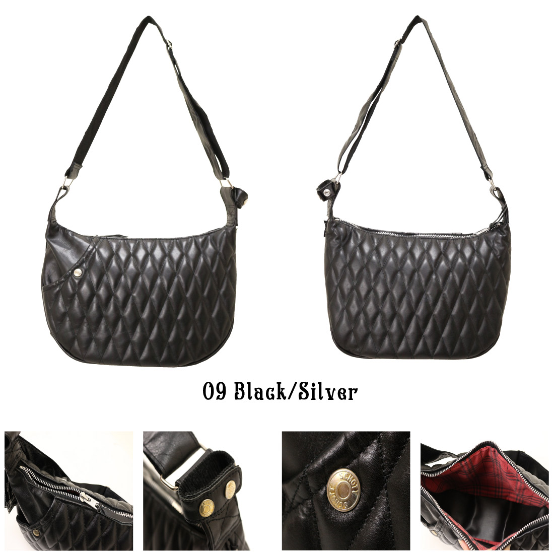 Schott ショット 3109022 PADDED BANANA BAG バナナバッグ ダイヤ型