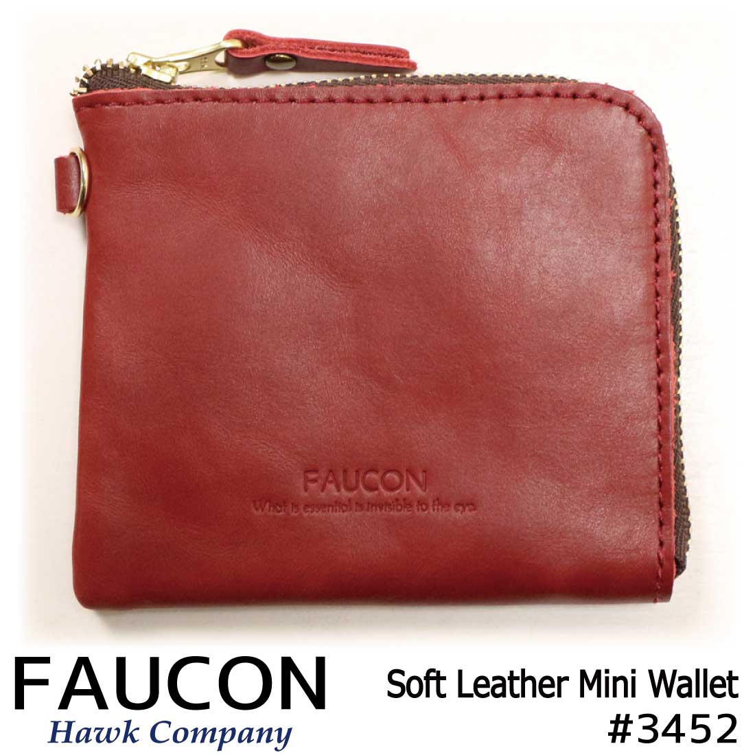 メール便発送 HawkCompany FAUCON 財布 3452 コンパクトレザーマルチウォレット...