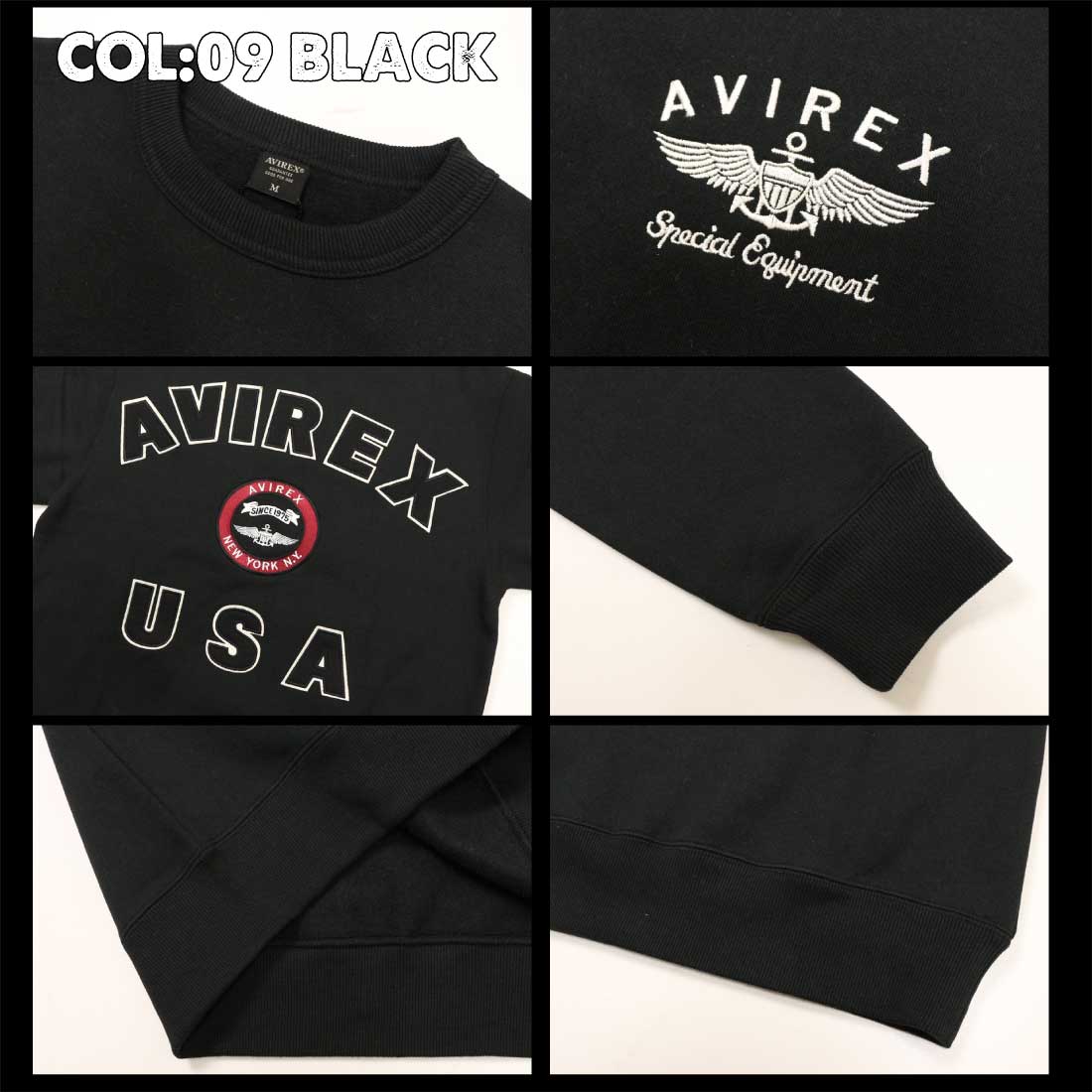 AVIREX（アヴィレックス） アビレックス 長袖 スウェット トレーナー