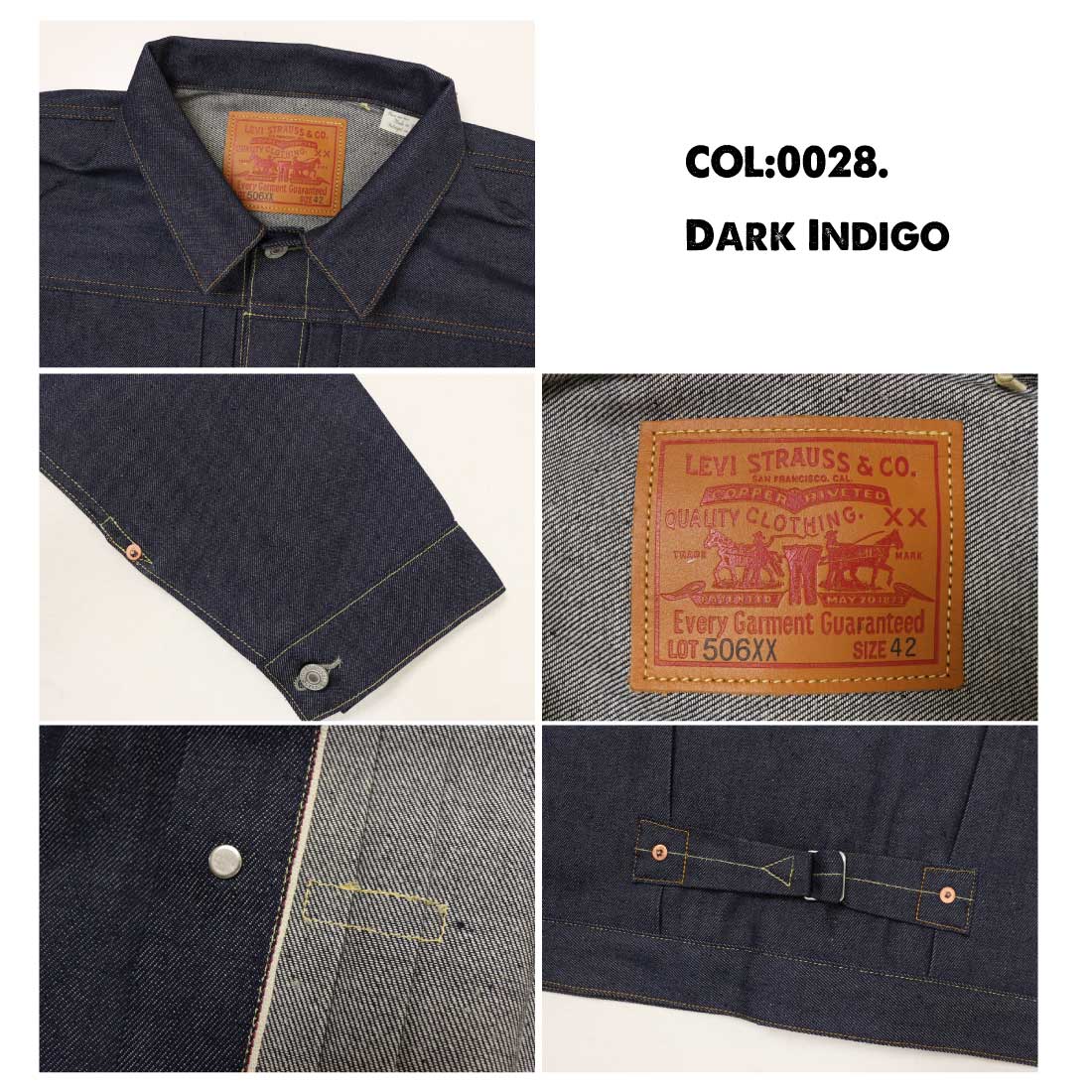 Levi's 70506 サイズ42 90s LEVI'S 70506 ビッグサイズ 42 USA製 デニムジャケット Gジャン