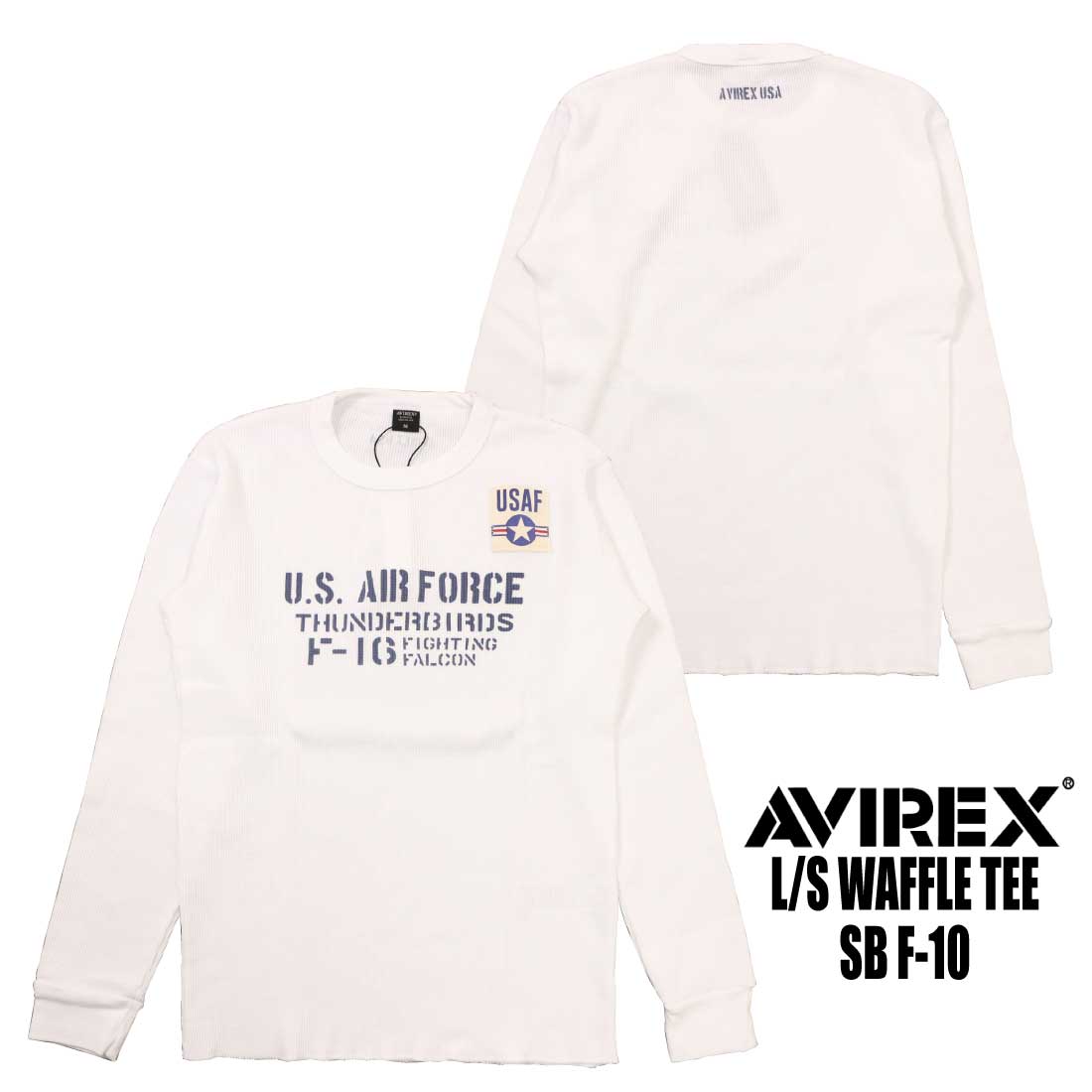 20%OFF AVIREX アヴィレックス アビレックス 長袖 ワッフルTシャツ 783-31300...