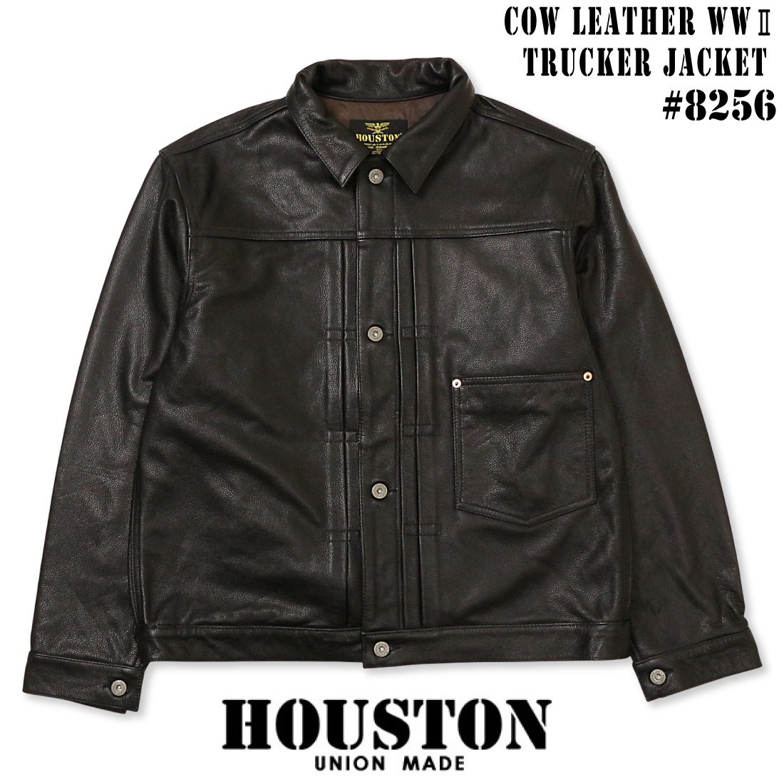 HOUSTON ヒューストン アウター OW LEATHER WW2 TRUCKER JACKET レザー