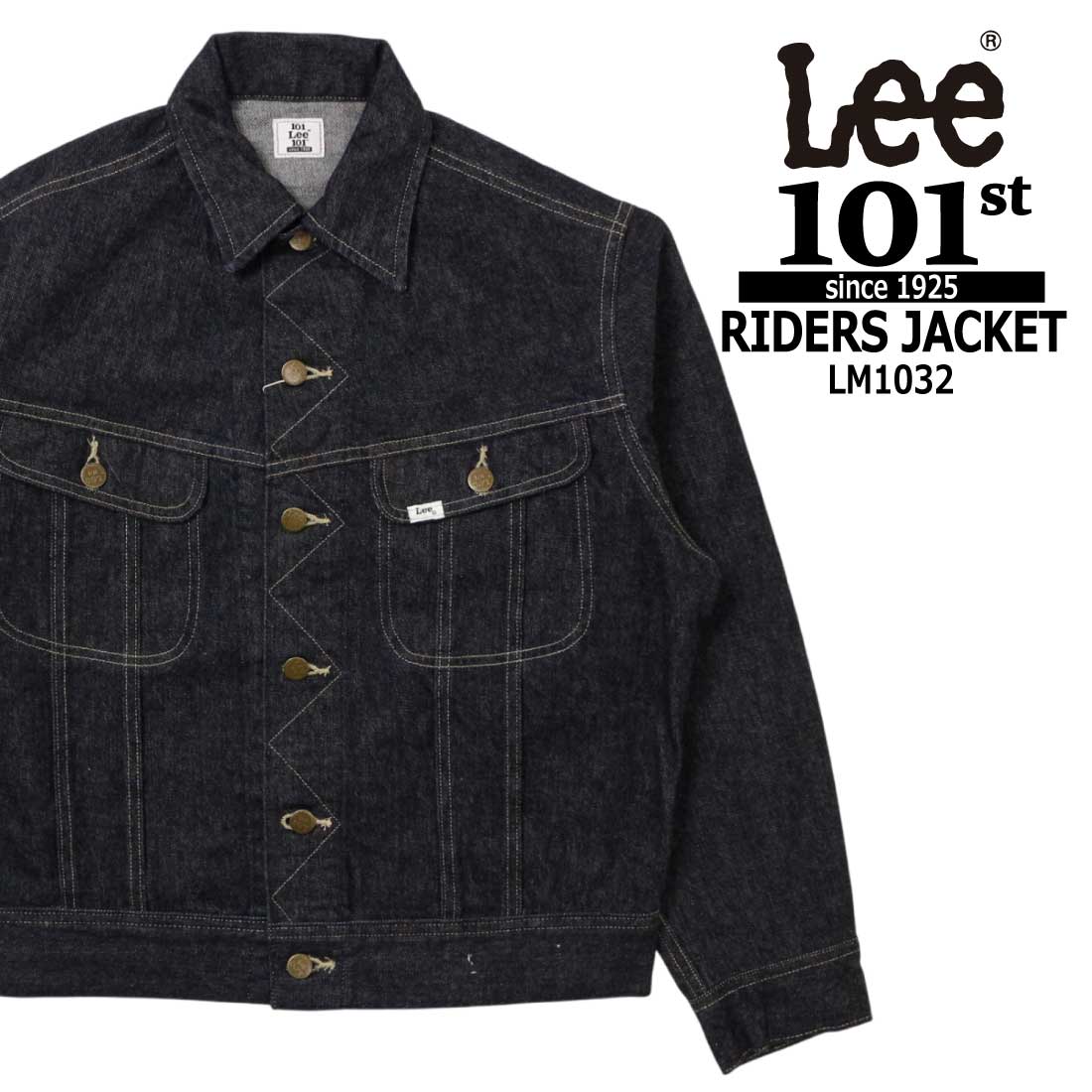 Lee（リー） Gジャン デニムジャケット LM1032 RIDERS JACKET 101