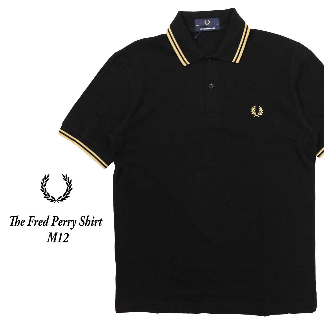 FRED PERRY 半袖 ポロシャツ The Fred Perry Shirt M12 ティップラ...