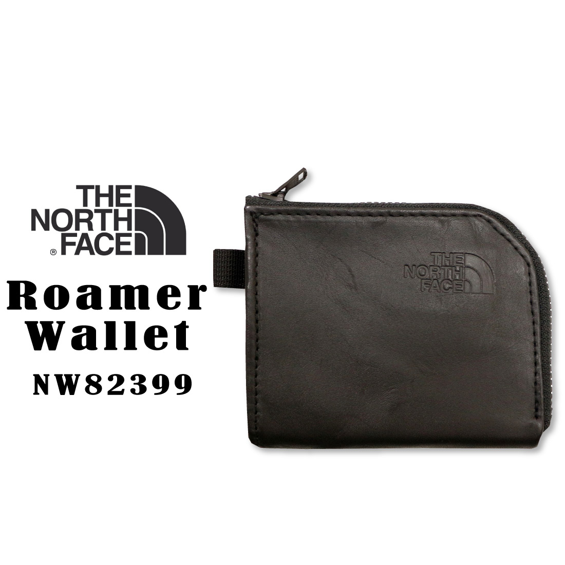 メール便発送 THE NORTH FACE ザ ノースフェイス ROAMER WALLET NM82399 財布 牛革 K ブラック アウトドア  メンズ 小物 グッズ