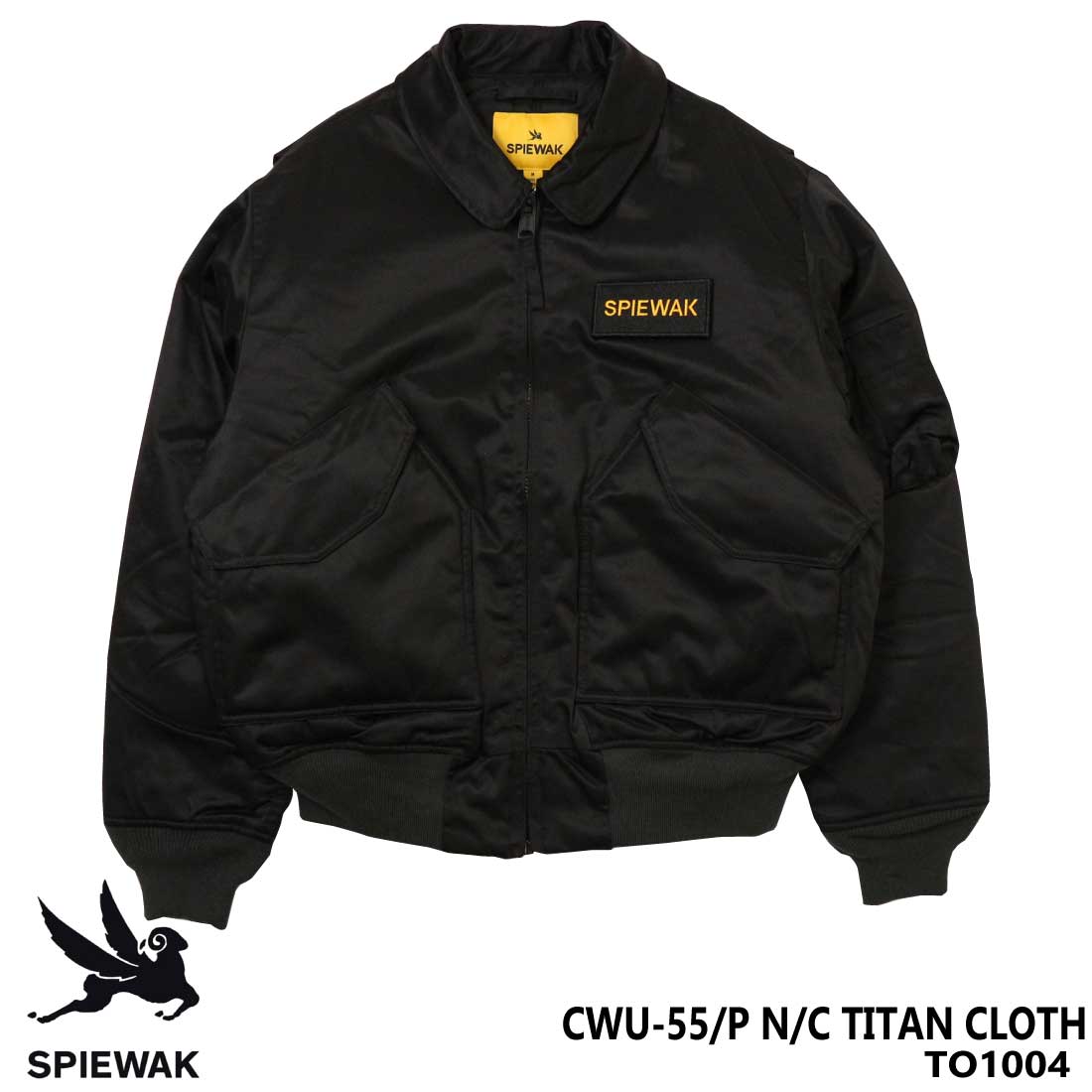 USA製 ハーレーダビッドソン スピワック CWU-55/P タイタンクロス 黒 Lee（リー） SPIEWAK スピワック ジャケット アウター フライト