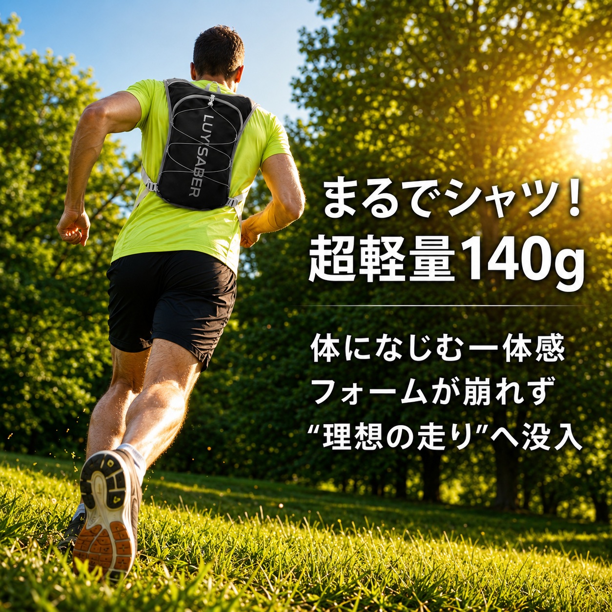 ランニングリュック トレラン ザック ベスト バックパック ランギア