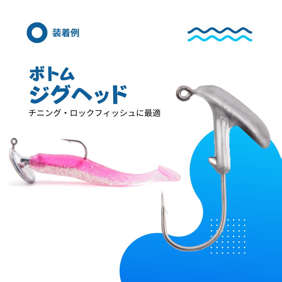 ジグヘッド セット ボトム 3.5g 5g 7g （30個入）10g （20個入）14g（15個入）根魚 フラットフィッシュ Blue Ocean｜k-blueocean｜02