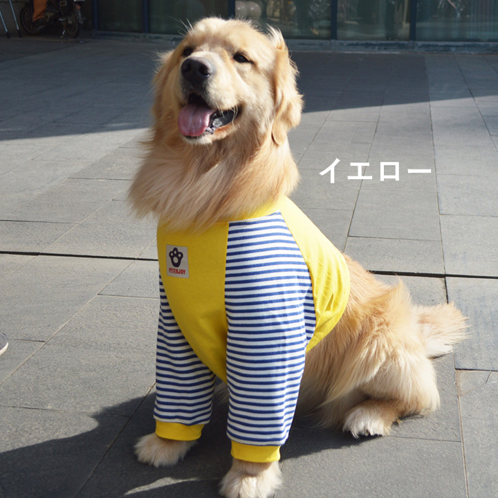 はっぴーDOG 犬 服 犬服 犬の服 大型犬 Tシャツ カットソー ボーダー