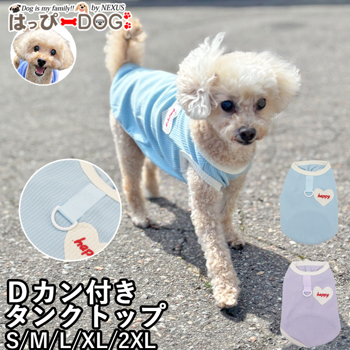 犬服 happyロゴ ライトブルー サイズ6 md504241.jpg