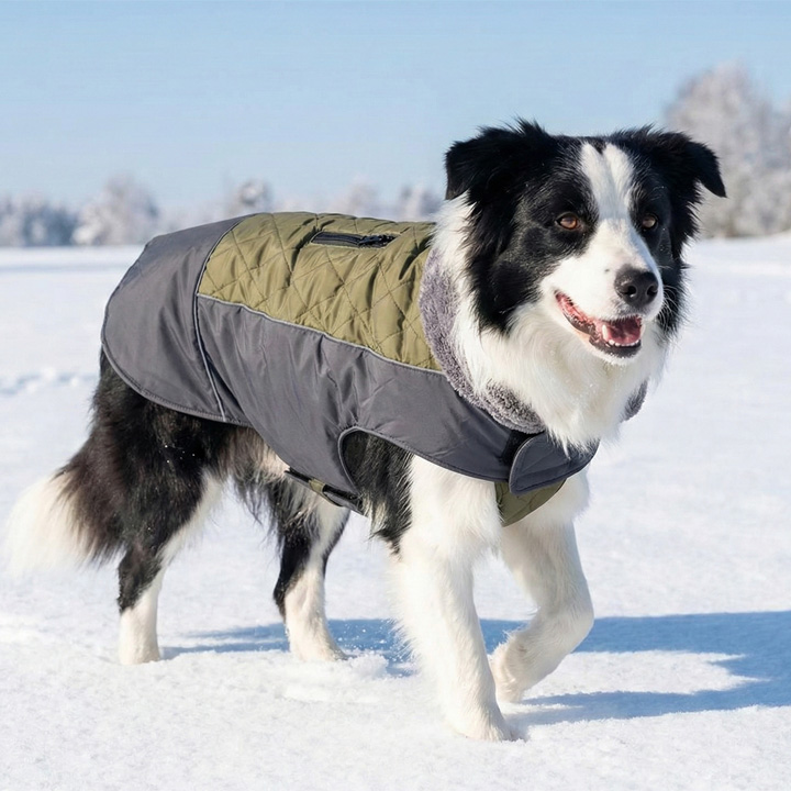 はっぴーDOG 着せやすい大型犬用コート 犬服 大型犬 中型犬 アウター