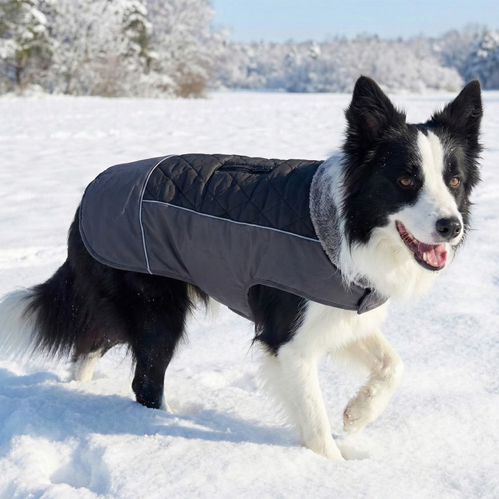 はっぴーDOG 着せやすい大型犬用コート 犬服 大型犬 中型犬 アウター