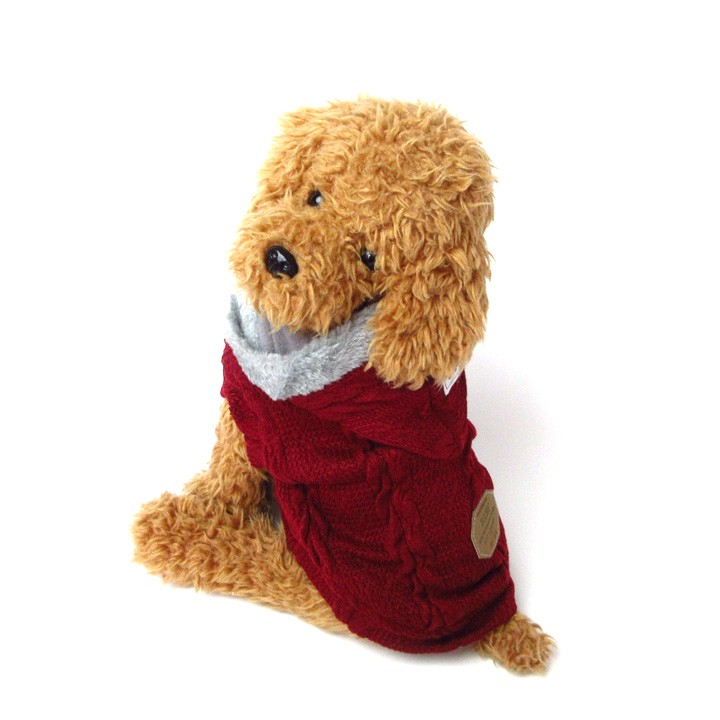 犬服 トイプードル 犬 服 秋冬 秋 冬 犬の服 チワワ ニット セーター ジャケット コート ボタン パーカー 裏起毛 ドッグウェア
