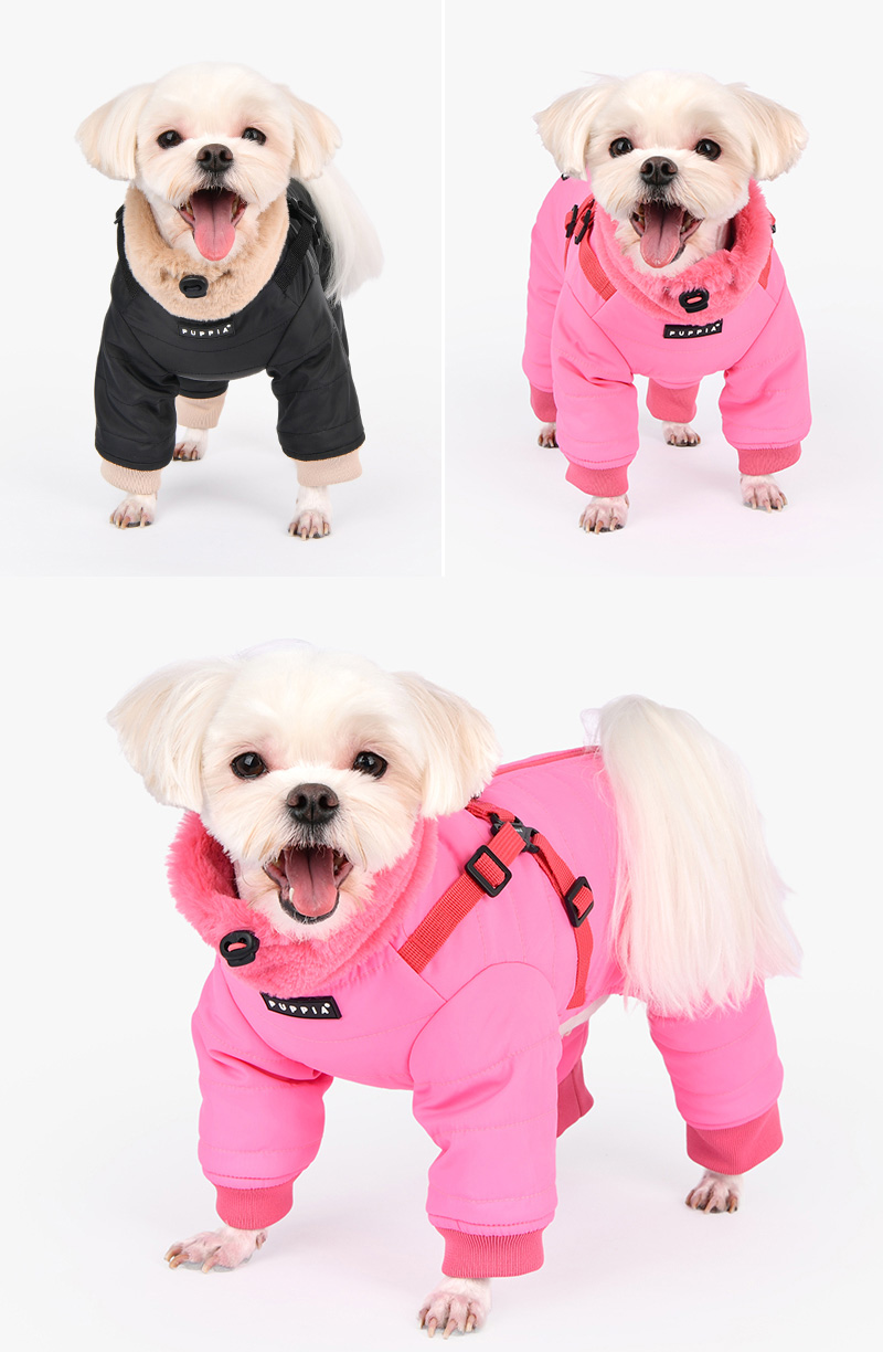 はっぴーDOG 犬 服 犬服 いぬ 犬の服 ジャケット ハーネス一体型 裏