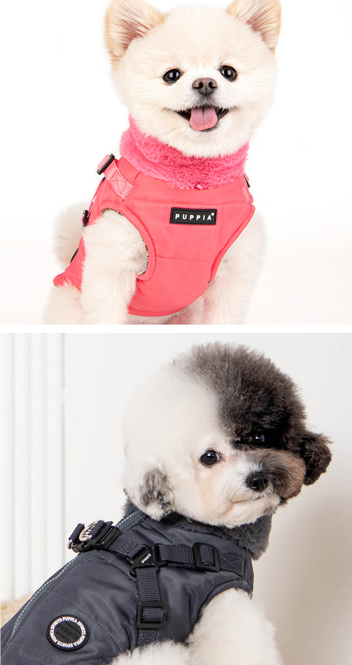 はっぴーDOG 犬 服 犬服 いぬ 犬の服 ジャケット ハーネス付き 背中