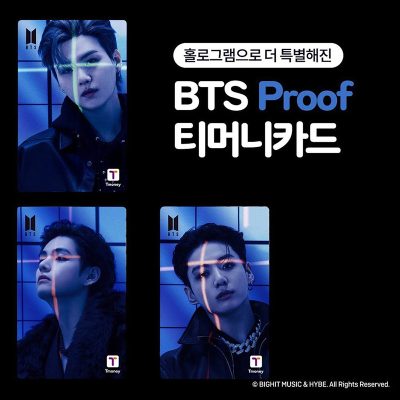 数量限定】 防弾少年団( BTS X CU) 公式グッズ / ホログラム t