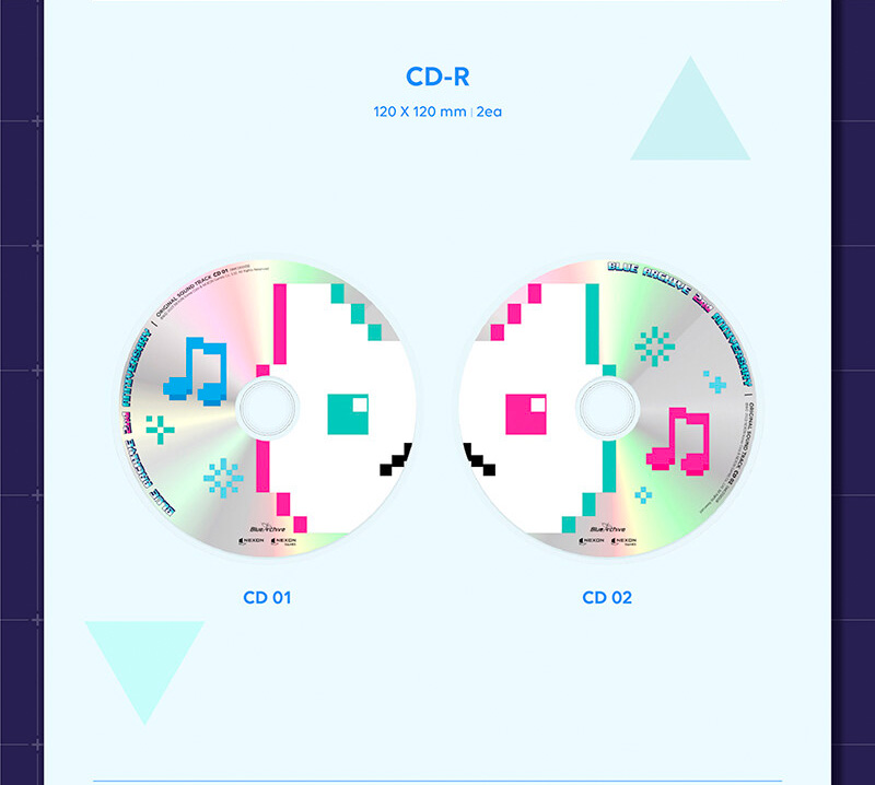 韓国版/豪華付録付き】 ブルーアーカイブ 2周記念 OST ( BLUE