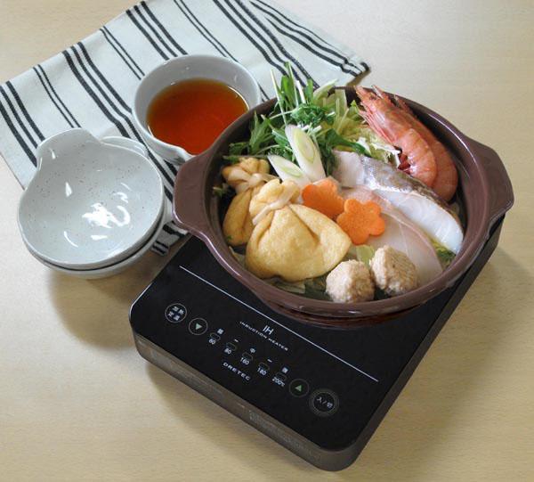 キッチン家電 DRETEC DI-211BK ドリテック ミニフラットIH調理器 DI-211 BK(ブラック) : キッチン