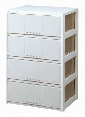 リビング収納チェスト ワゴン3段 スヌーピー L-5051 SC : キッチン