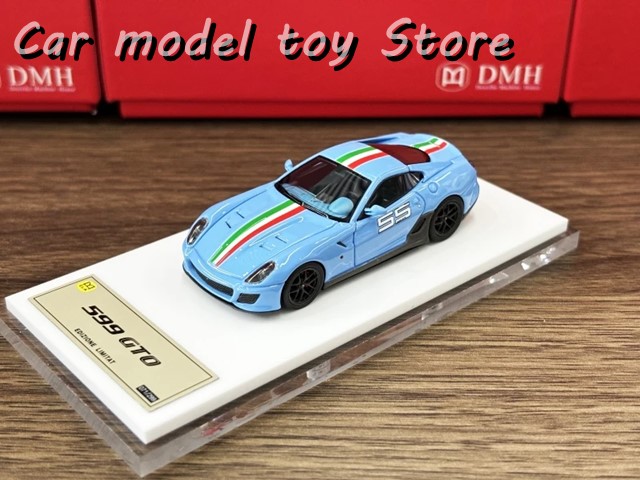レジン製 1/64 F12 並行輸入品】 DMH 1:64 599 GTO ROSSO CORSA COLOR IN 新規