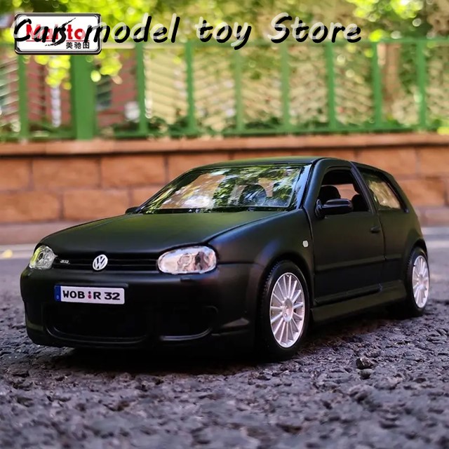 1/24 フォルクスワーゲン ゴルフR 32（カスタム品） Maisto 1:24フォルクスワーゲンvwゴルフr32合金車モデル,車の