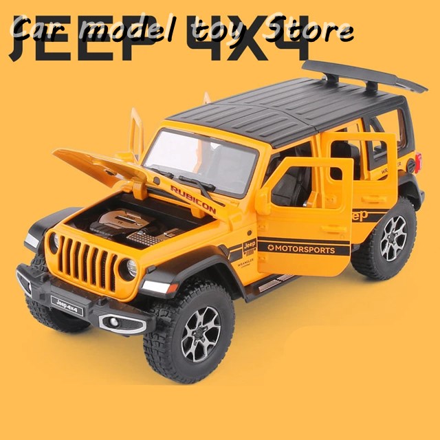 jeep ラングラールビコン　1:22ダイキャストカー 並行輸入品】 1:22 ジープ ラングラー ルビコン 合金ダイ