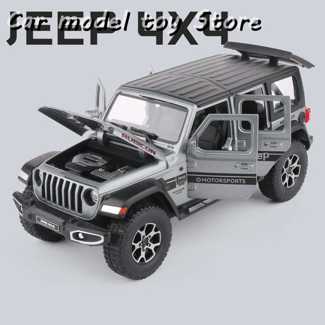 jeep ラングラールビコン　1:22ダイキャストカー 1:22ジープラングラールビコン合金カーモデルダイキャスト金属