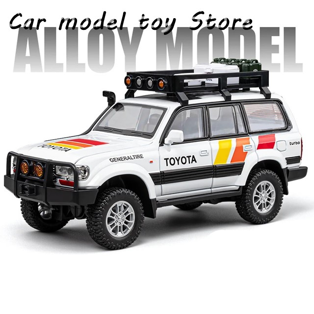 並行輸入品】 1/24 トヨタ ランドクルーザー LC80 合金 カー