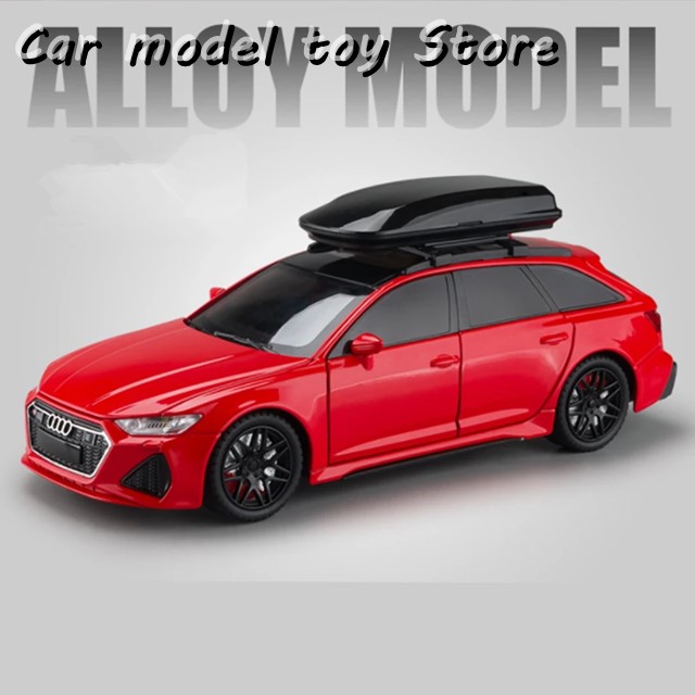 並行輸入品】 1/24アウディRS6アバントステーションワゴン合金