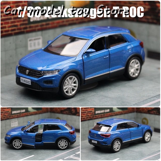 T-CROSS T-ROC ミニカーセット 1/36 フォルクスワーゲン T-ROC車モデル 5インチ RMZ CITY ダイ