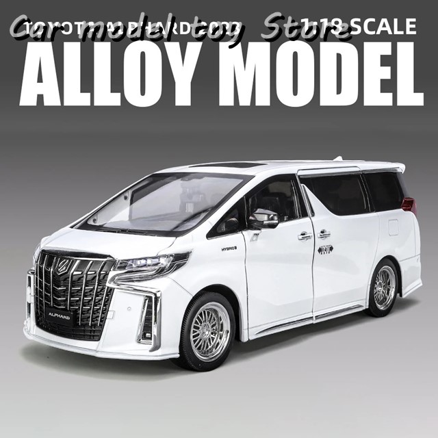 1:18 トヨタ アルファード MPV 合金 モデルカー ダイキャスト 金属鋳造 サウンドライト付き 車両 : ma05336 : Car model  toy Store - 通販 - Yahoo!ショッピング