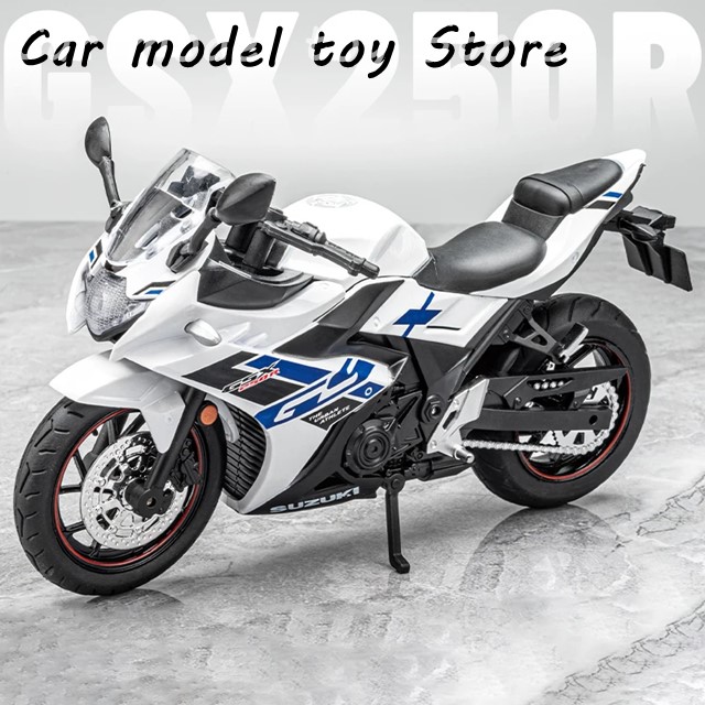 1:12 スズキ GSX250R バイク シミュレーション合金バイクモデル