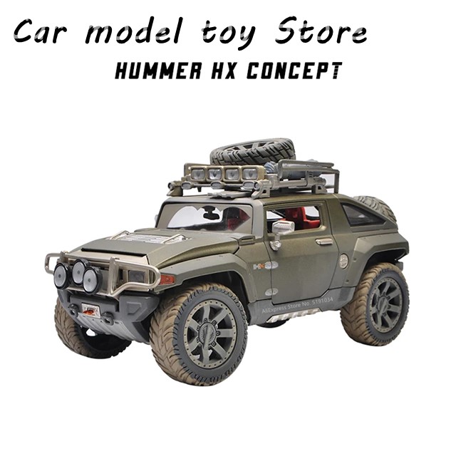 並行輸入品】 1:18 新型ハマーH2 H1 ジープ合金車モデル