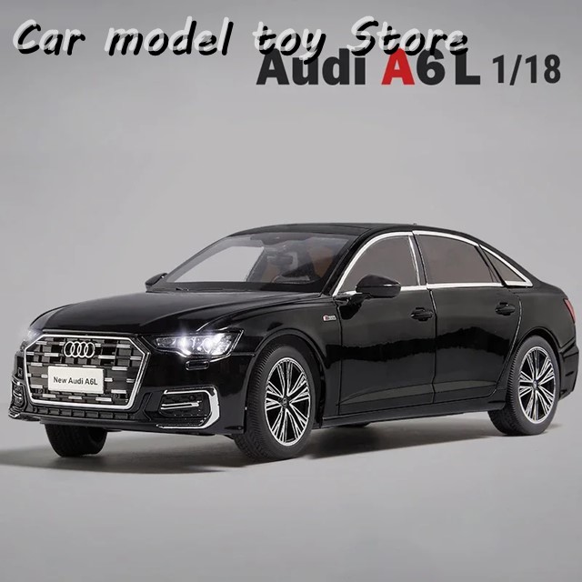 AUDI - ディーラー正規品　1/43 アウディ A6 セダン Myth Black 1/43 Dealer Edition Audi A6 (Black) Diecast Car Model
