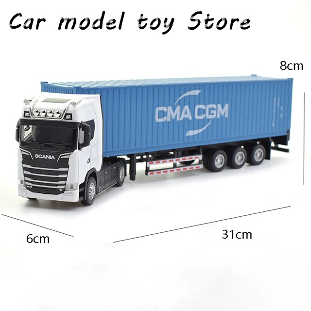 1:50 SCANIA ダイキャスト金属モデル コンテナトラック