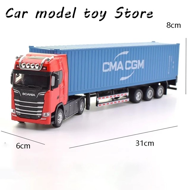 並行輸入品】 1:50 SCANIA ダイキャスト金属モデル コンテナ