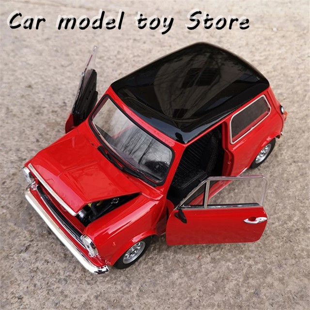 並行輸入品】 1:24 MINI クーパー 1300 クラシックカー 合金