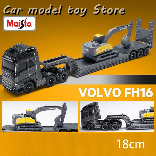 VOLVO FH16 トレーラー付きミニカー Amazon.com: Bburago 1/43 Street Fire - Volvo FH16
