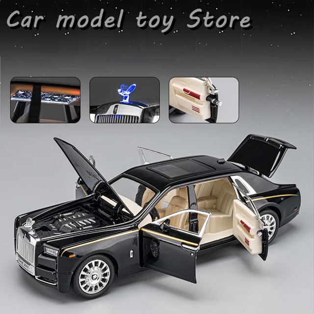 楽天市場】高級ミニカー ロールスロイス ファントム 1:24