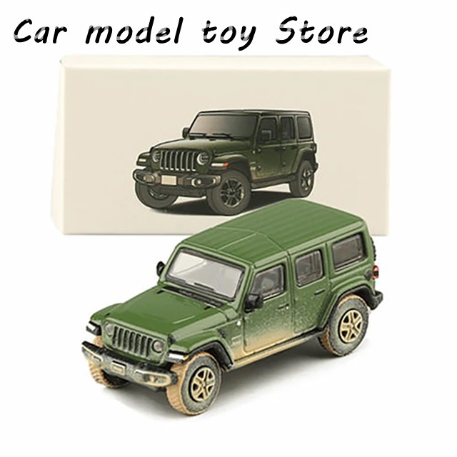 1:64 ラングラー サハラ 2019 SUV 合金カーモデル ダイキャスト