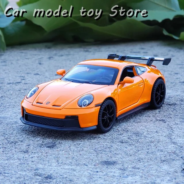 福袋セール 1:32 ポルシェ 911 GT3 スーパーカー合金車モデル プルバック 乗り物おもちゃ