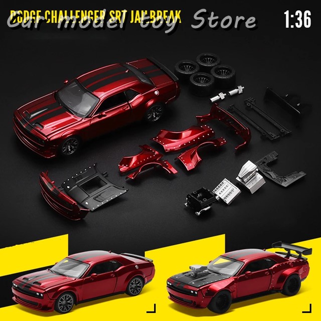 ダッジチャレンジャー SRT 1:36 ミニカー 並行輸入品】 1:36 ダッジ チャレンジャー SRT ジェイルブレイク