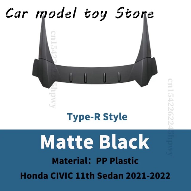 ルーフプロテクター スポーツカーアクセサリー 外装パーツ ホンダシビック 11世代 2021 2022 : ya00376 : Car model toy Store