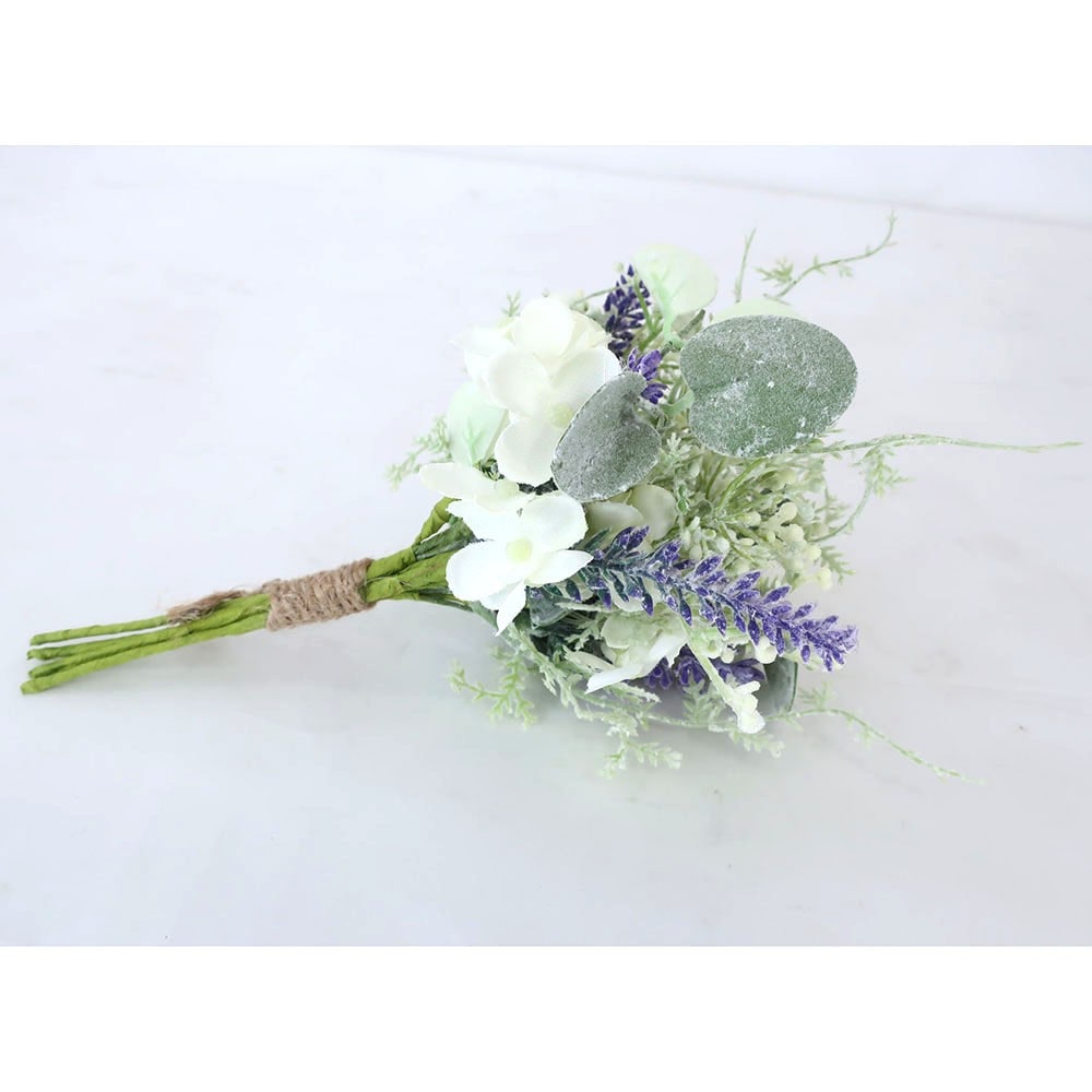 ラベンダー造花ブーケ JE T'AIME 神戸花物語 asca ラベンダーミックスブーケ 花材 造花 A-33658