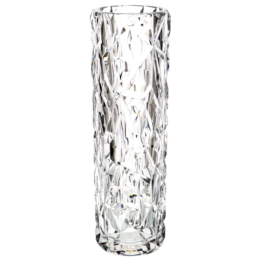 ポリカーボネート 花器 花瓶 PV円柱クリスタ φ12.5×H38.5cm 透明 安全